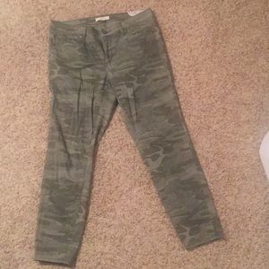 Loft camo jeans